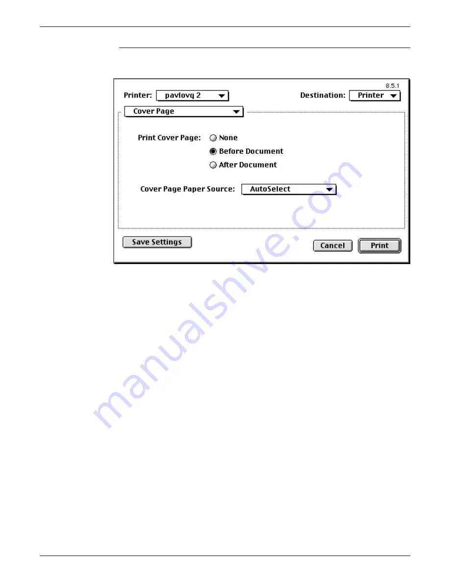 Xerox DocuPrint Network Printer Series Guide Client Manual Download Page 95