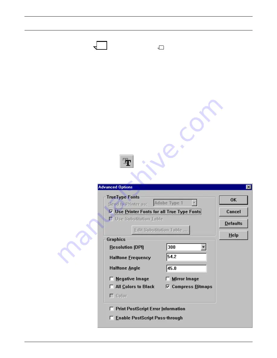 Xerox DocuPrint Network Printer Series Guide Client Manual Download Page 136