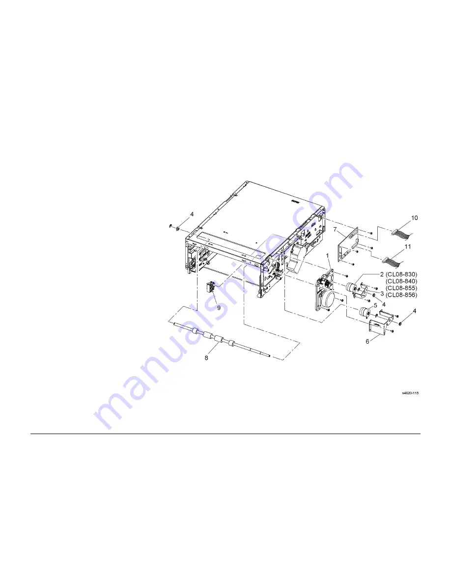 Xerox Phaser 4600 Service Manual Download Page 293