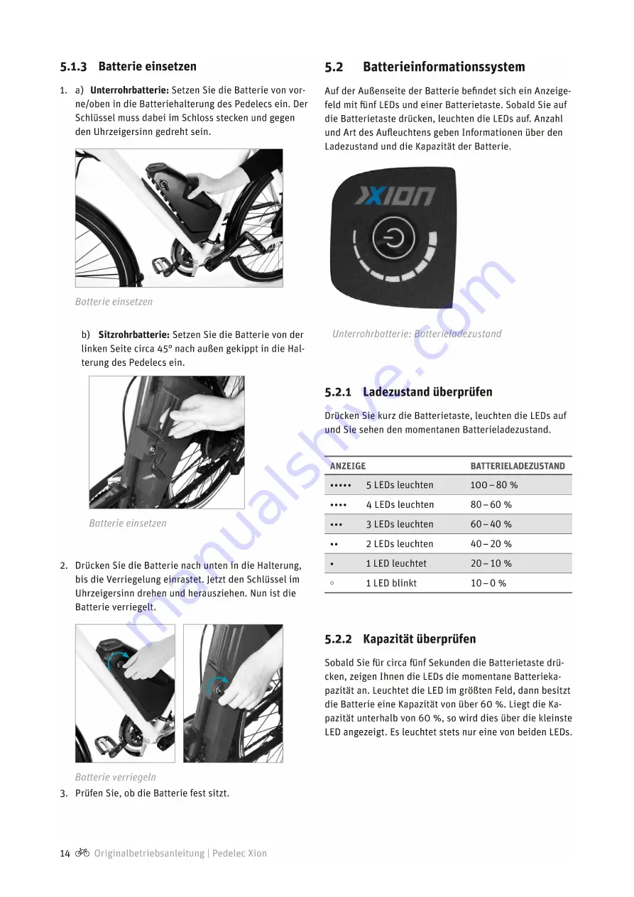 Xion Pedelec User Manual Download Page 13