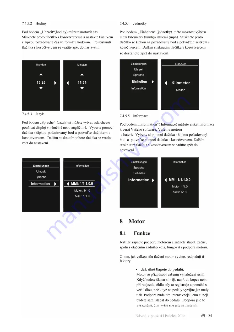 Xion Pedelec User Manual Download Page 117