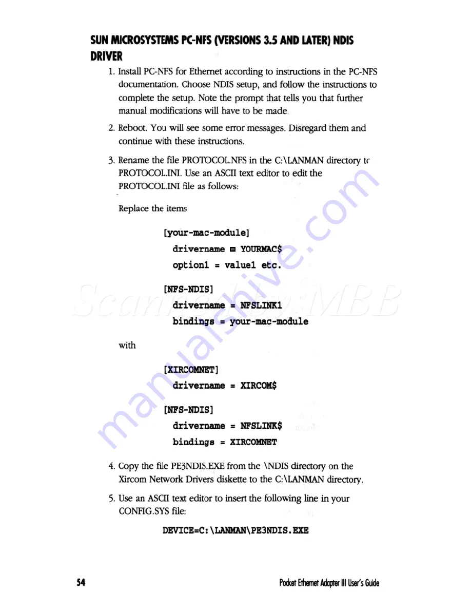 Xircom PE3-10B2 User Manual Download Page 65