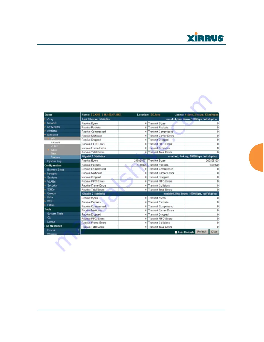 Xirrus Wi-Fi Array XN12 User Manual Download Page 183