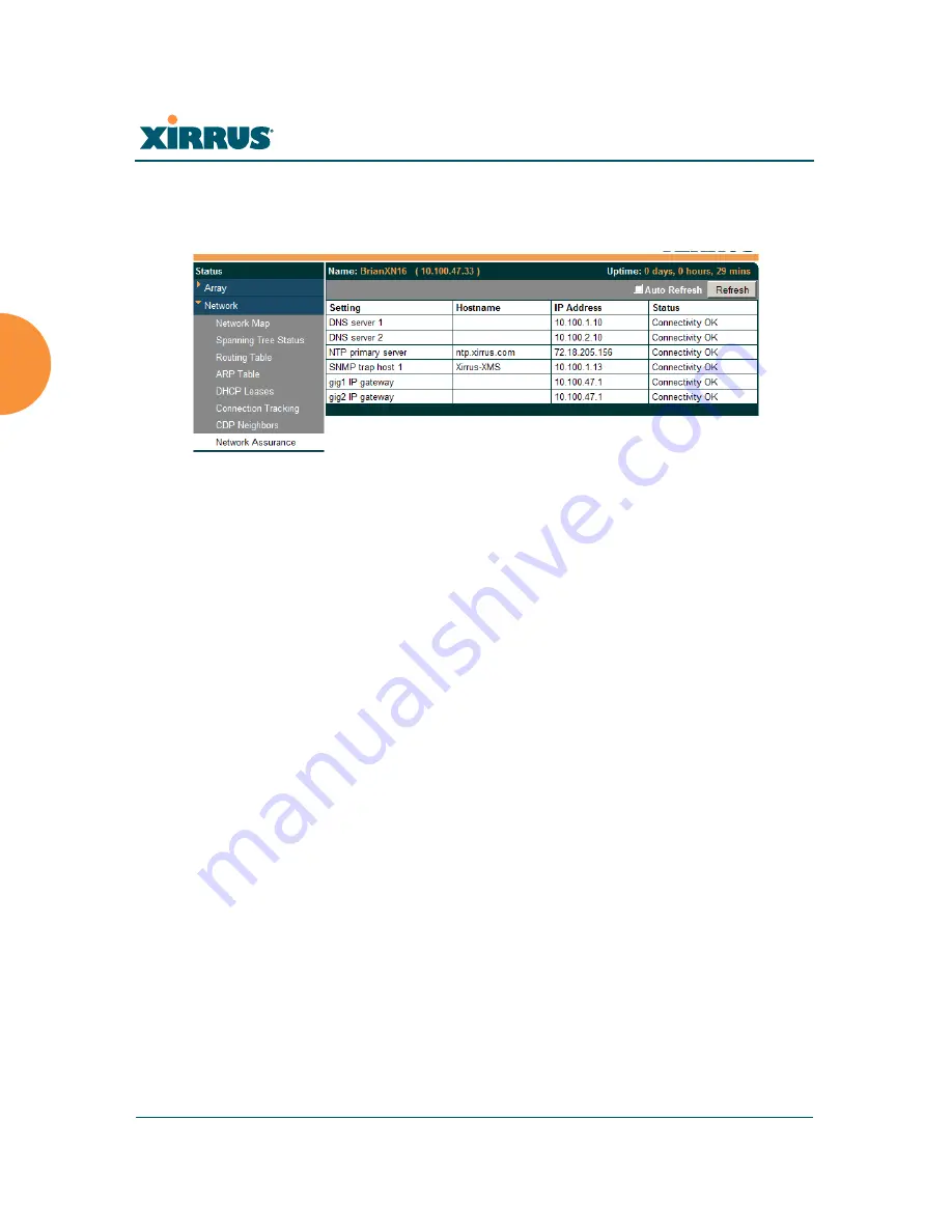 Xirrus Wi-Fi Array XR4420 User Manual Download Page 126