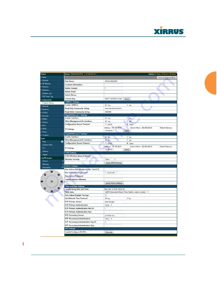 Xirrus Wi-Fi Array XR4420 User Manual Download Page 169