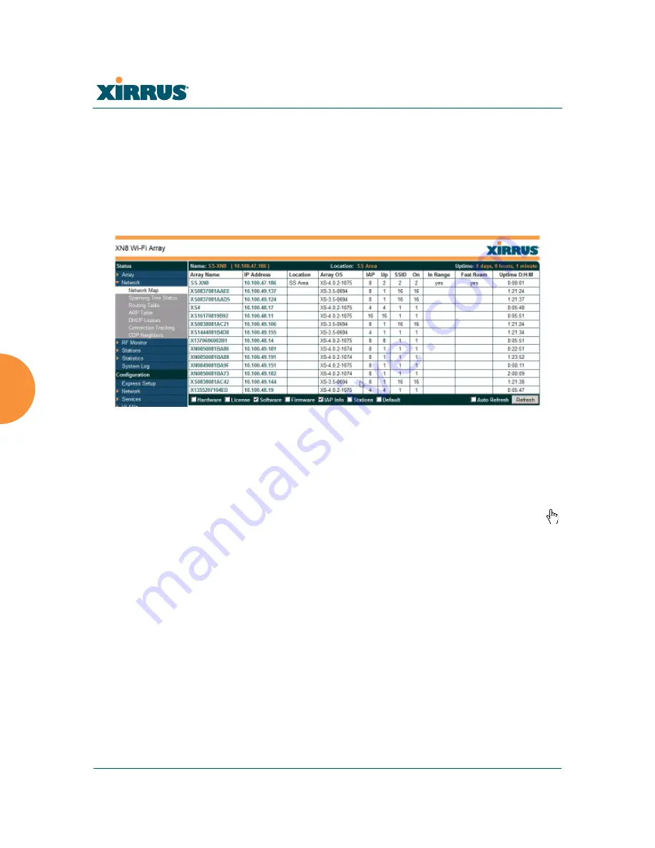 Xirrus Wi-Fi Array XS-3500 User Manual Download Page 156