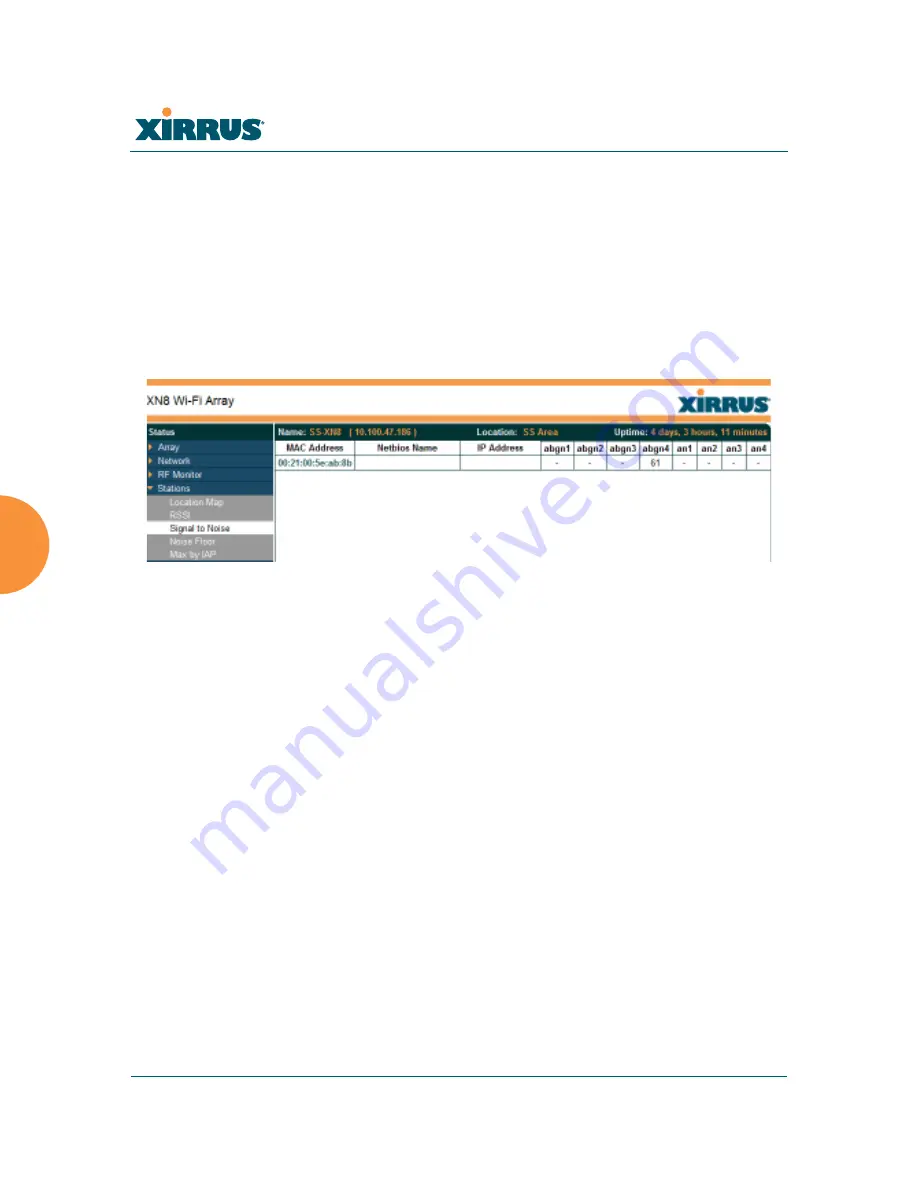 Xirrus Wi-Fi Array XS-3500 User Manual Download Page 182