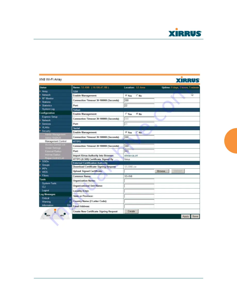 Xirrus Wi-Fi Array XS-3500 User Manual Download Page 241