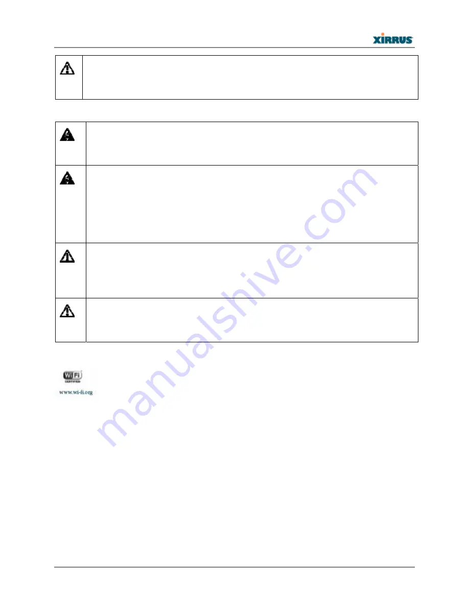 Xirrus XR-1000H Series Quick Installation Manual Download Page 19