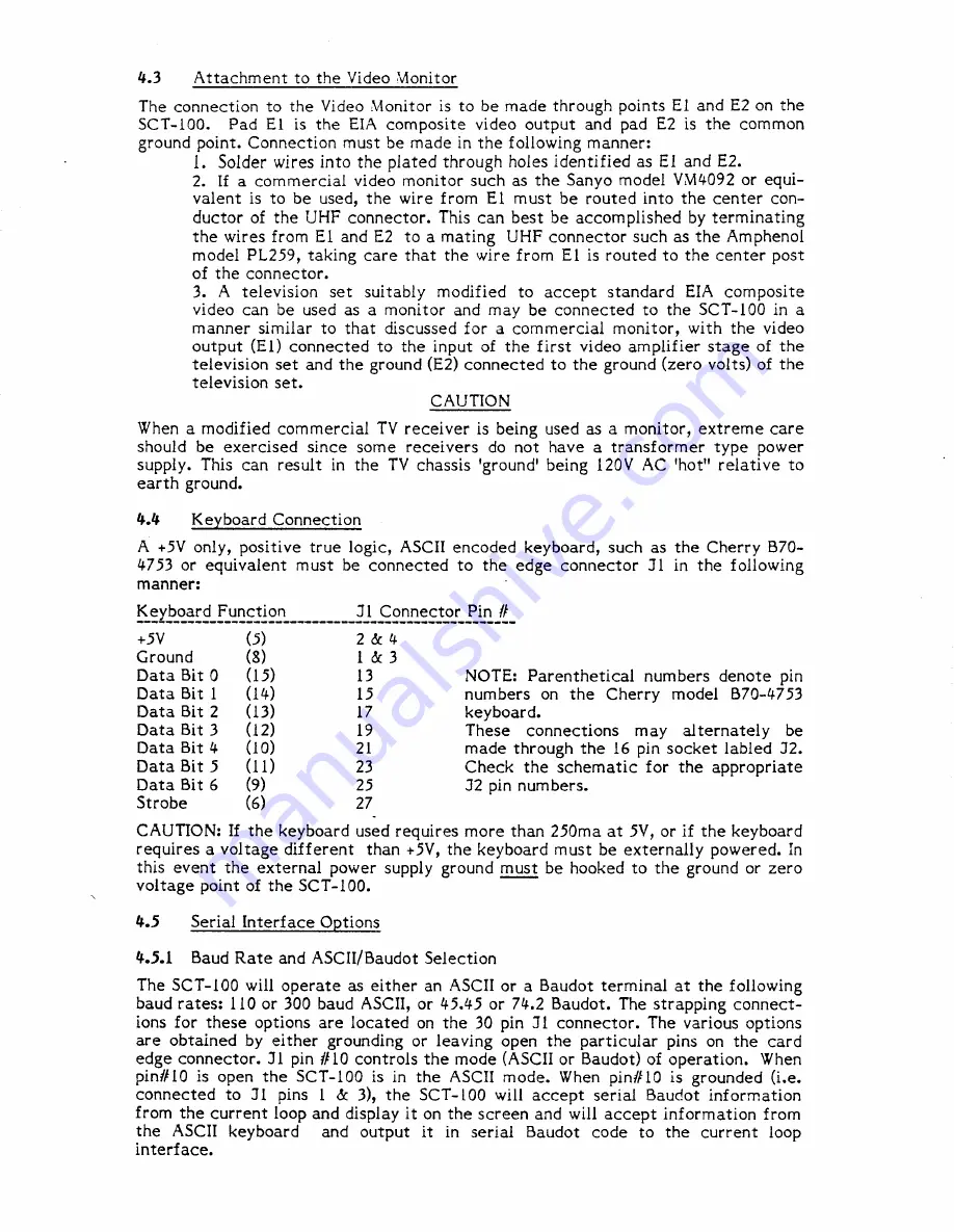 Xitex SCT-100 Series Assembly And Operation Manual Download Page 10