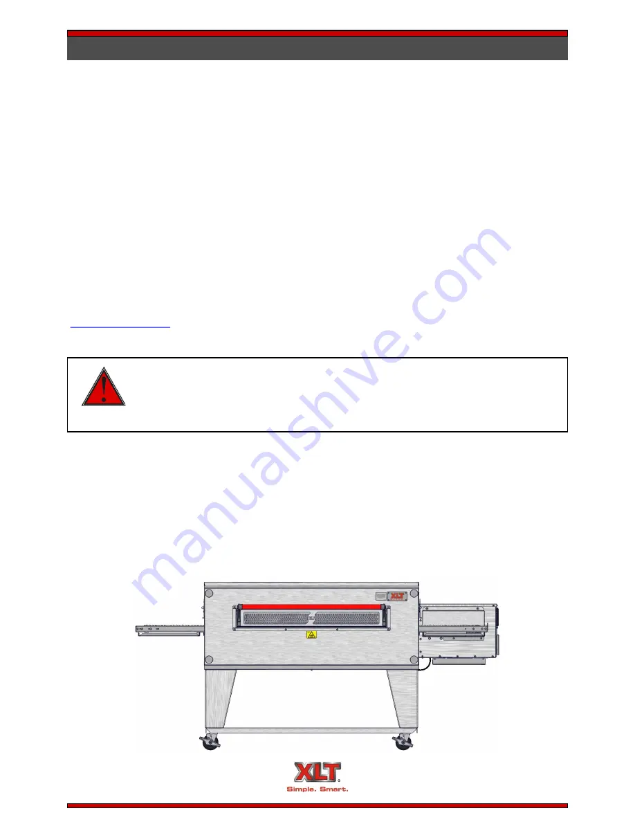 XLT Ovens 1832 Installation & Operation Manual Download Page 9