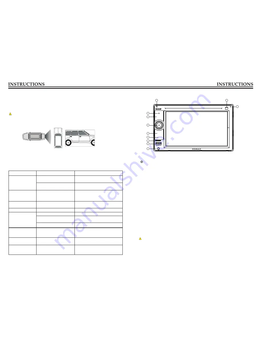 Xomax XM-2DTSB6219BT Скачать руководство пользователя страница 3