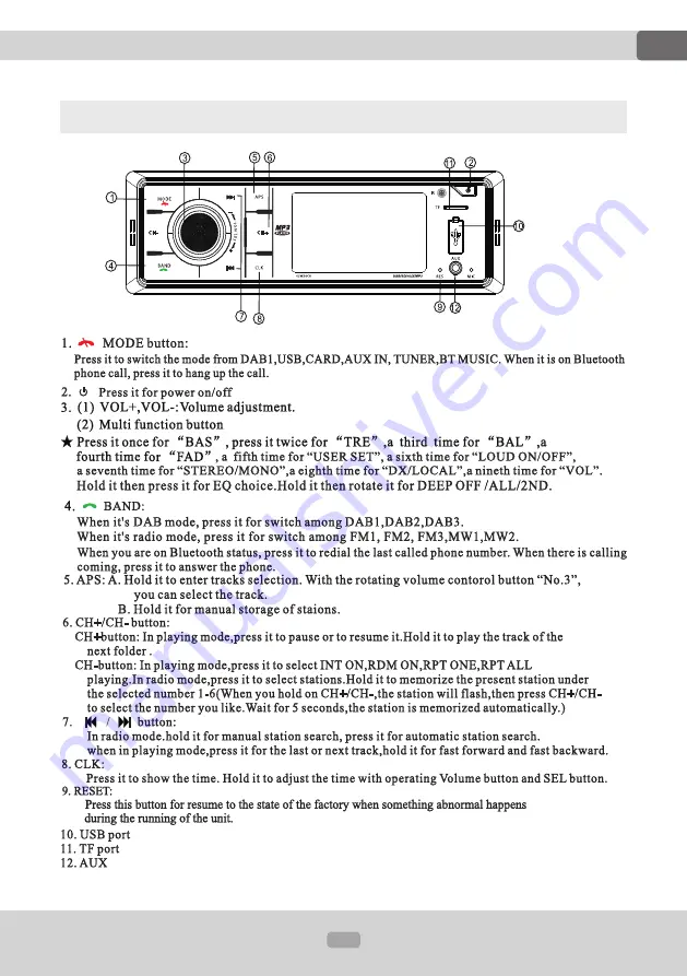 Xomax XM-RD263 Скачать руководство пользователя страница 6