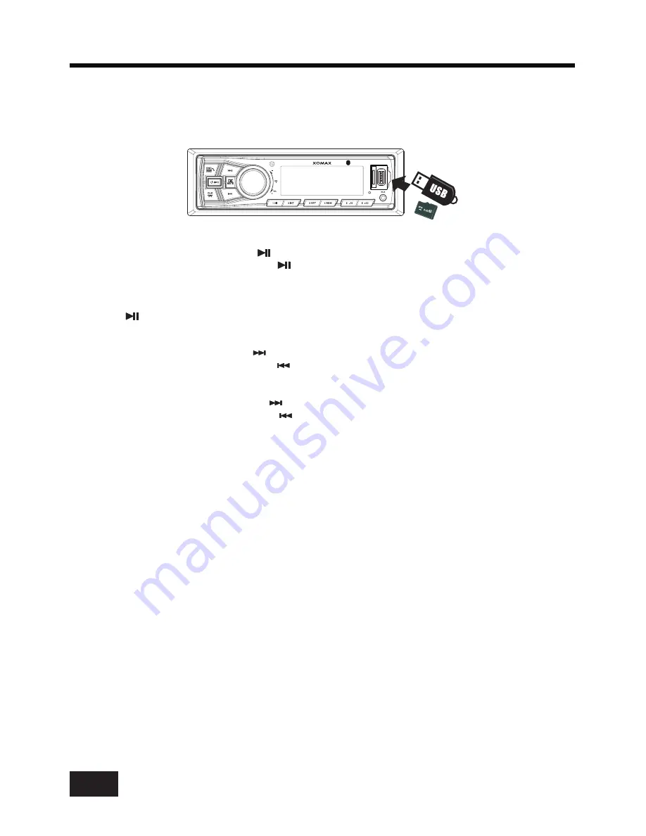 Xomax XM-RSU254BT Скачать руководство пользователя страница 10