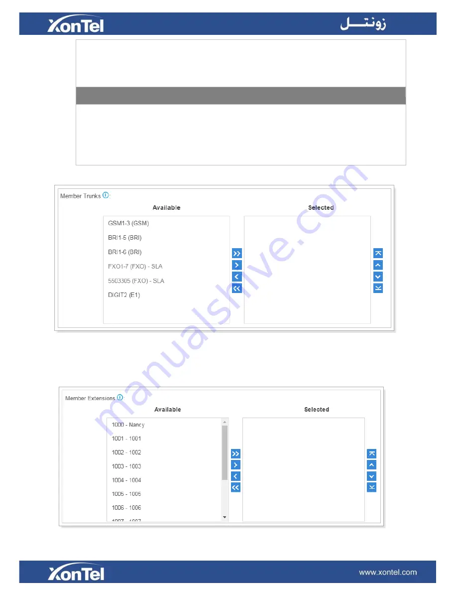 XONTEL XonTel XT- 60 PBX Скачать руководство пользователя страница 58