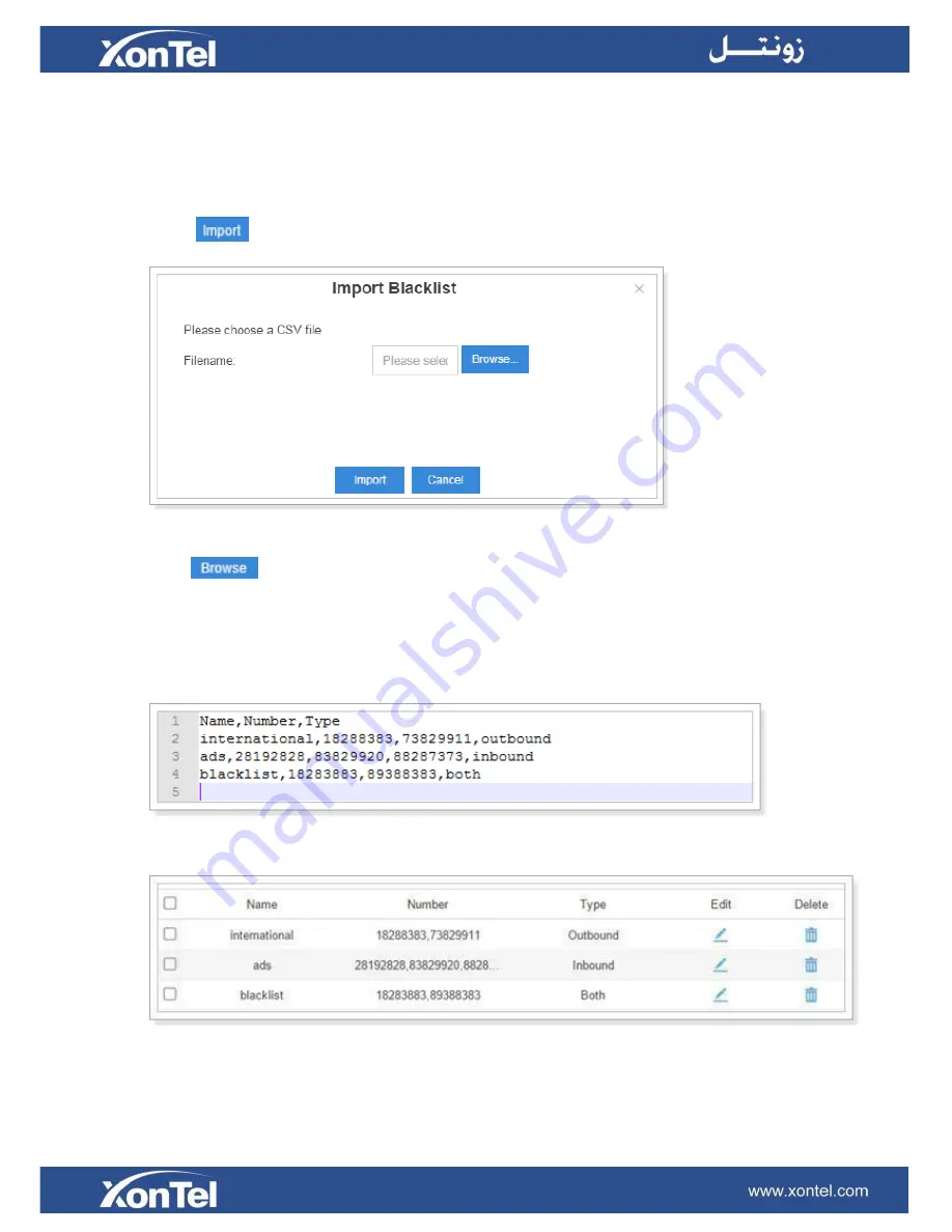 XONTEL XonTel XT- 60 PBX Administrator'S Manual Download Page 76