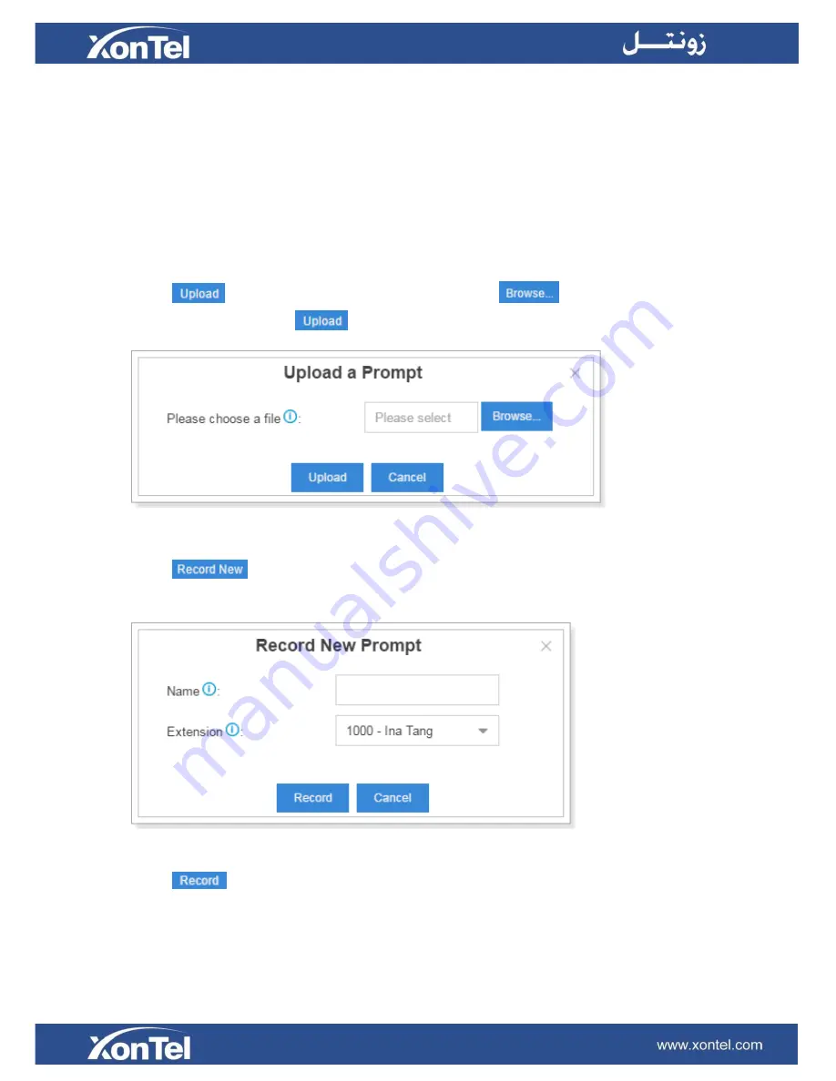 XONTEL XonTel XT- 60 PBX Administrator'S Manual Download Page 83