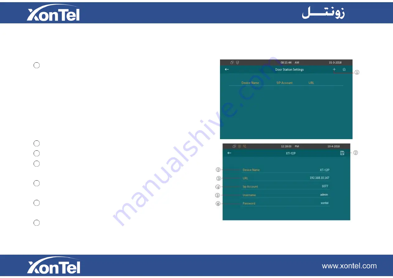 XONTEL XT-13P User Manual Download Page 43