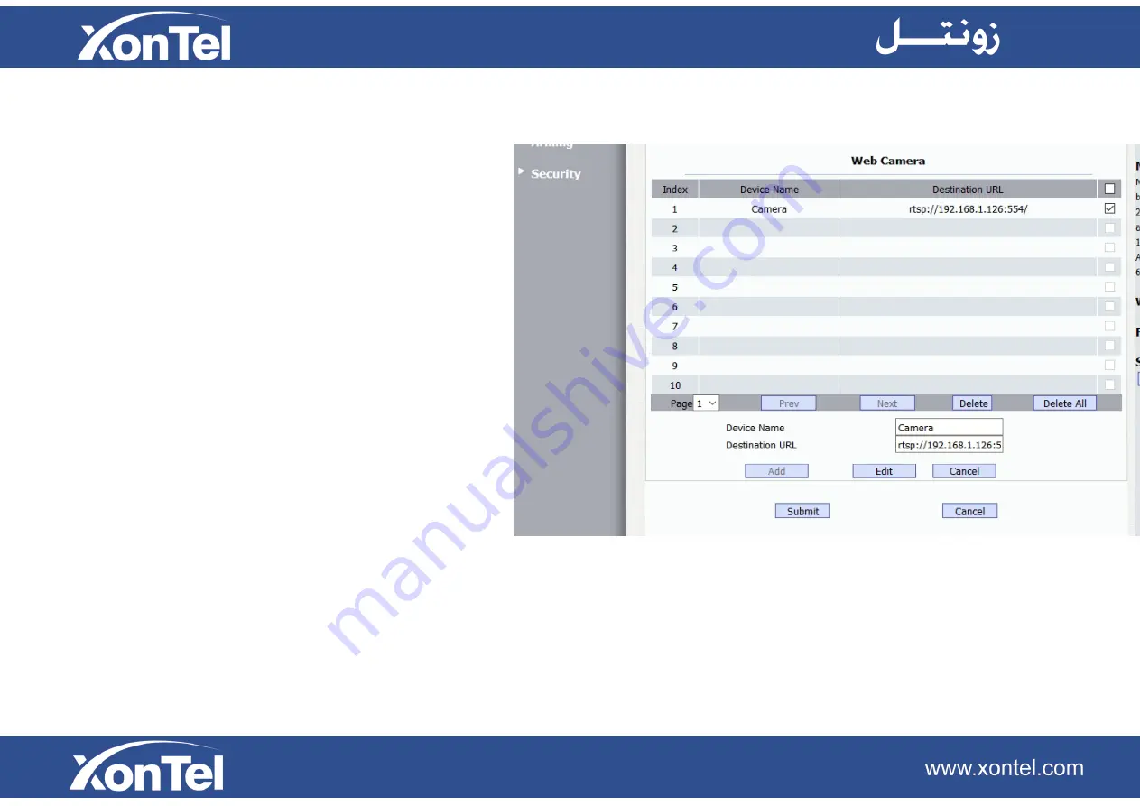 XONTEL XT-13P User Manual Download Page 59