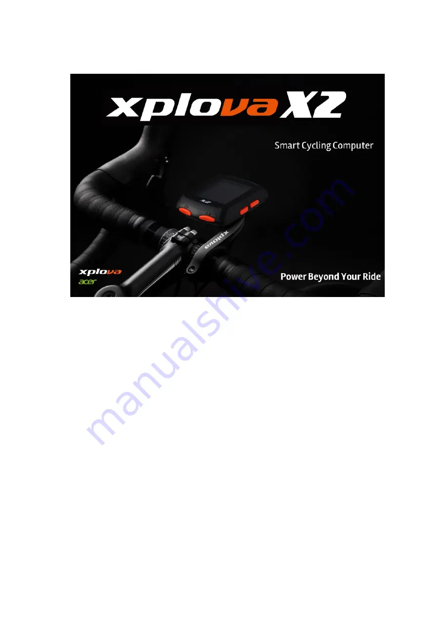 Xplova X2 User Manual Download Page 1