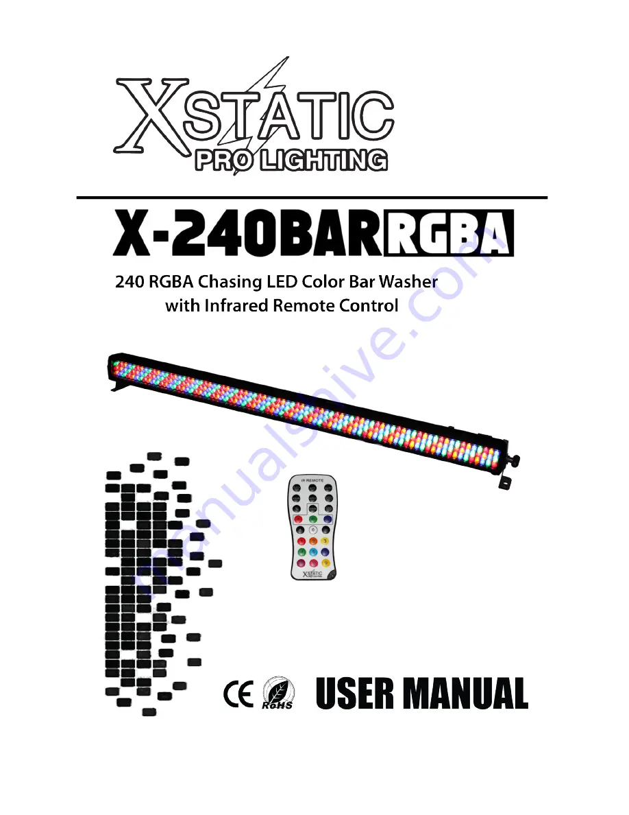 Xstatic X-240BAR RGBA Скачать руководство пользователя страница 1