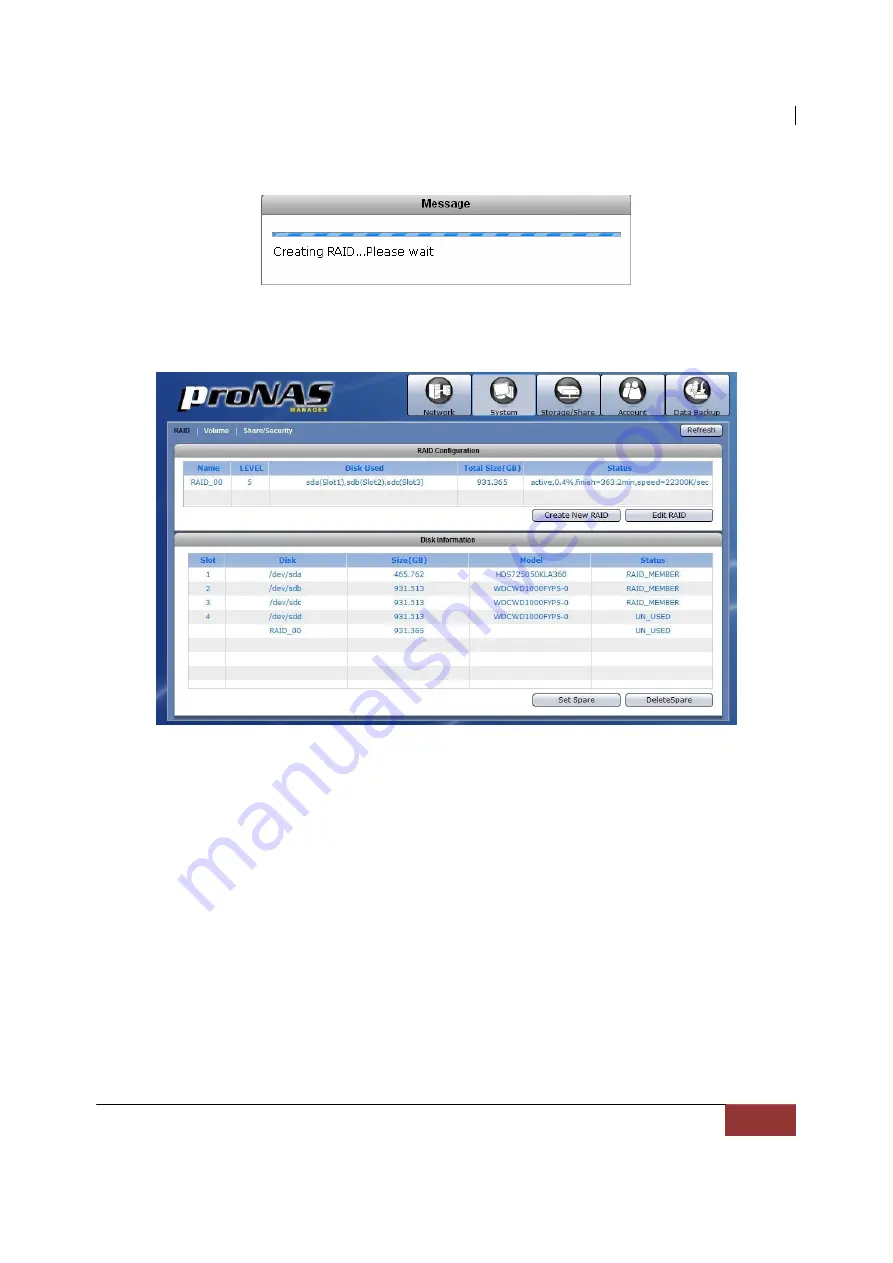 XtendLan XL-NAS-500SA Installation And Configuration Manual Download Page 27