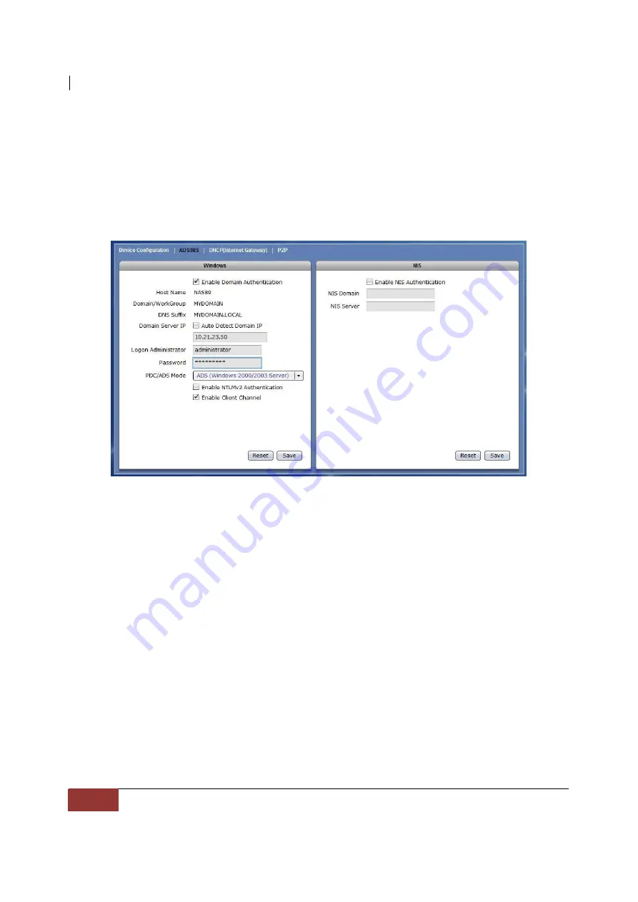 XtendLan XL-NAS-500SA Installation And Configuration Manual Download Page 58