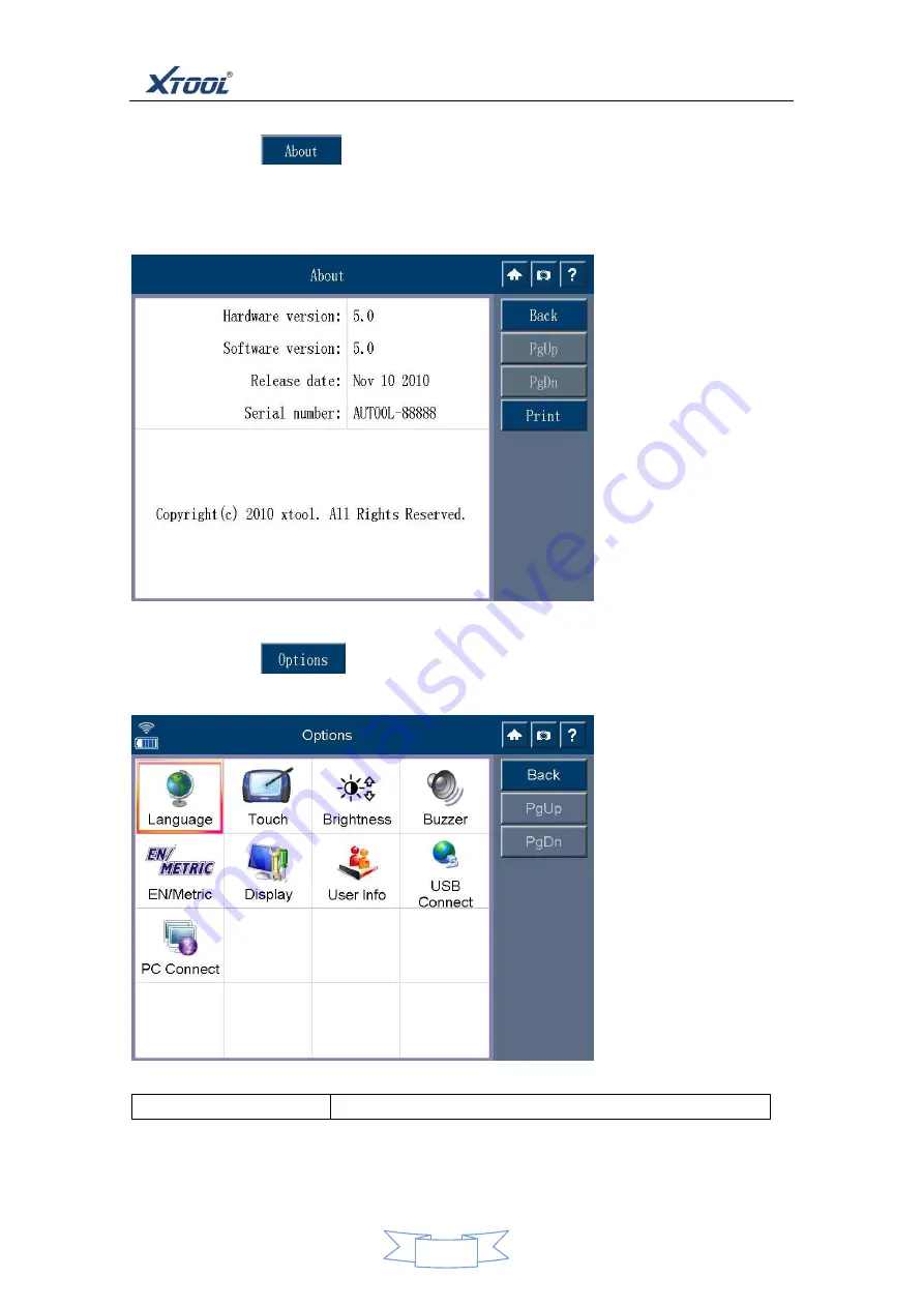 Xtool PS2 Manual Download Page 10