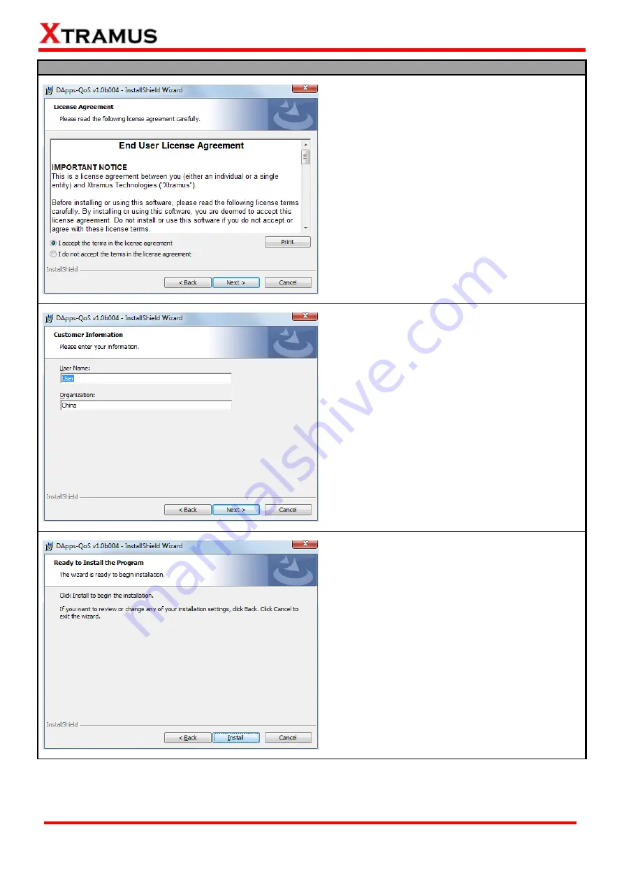 Xtramus DApps-QoS User Manual Download Page 22