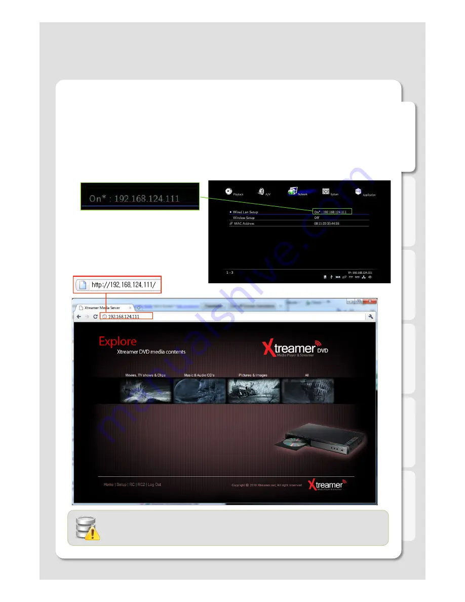 Xtreamer DVD User Manual Download Page 106