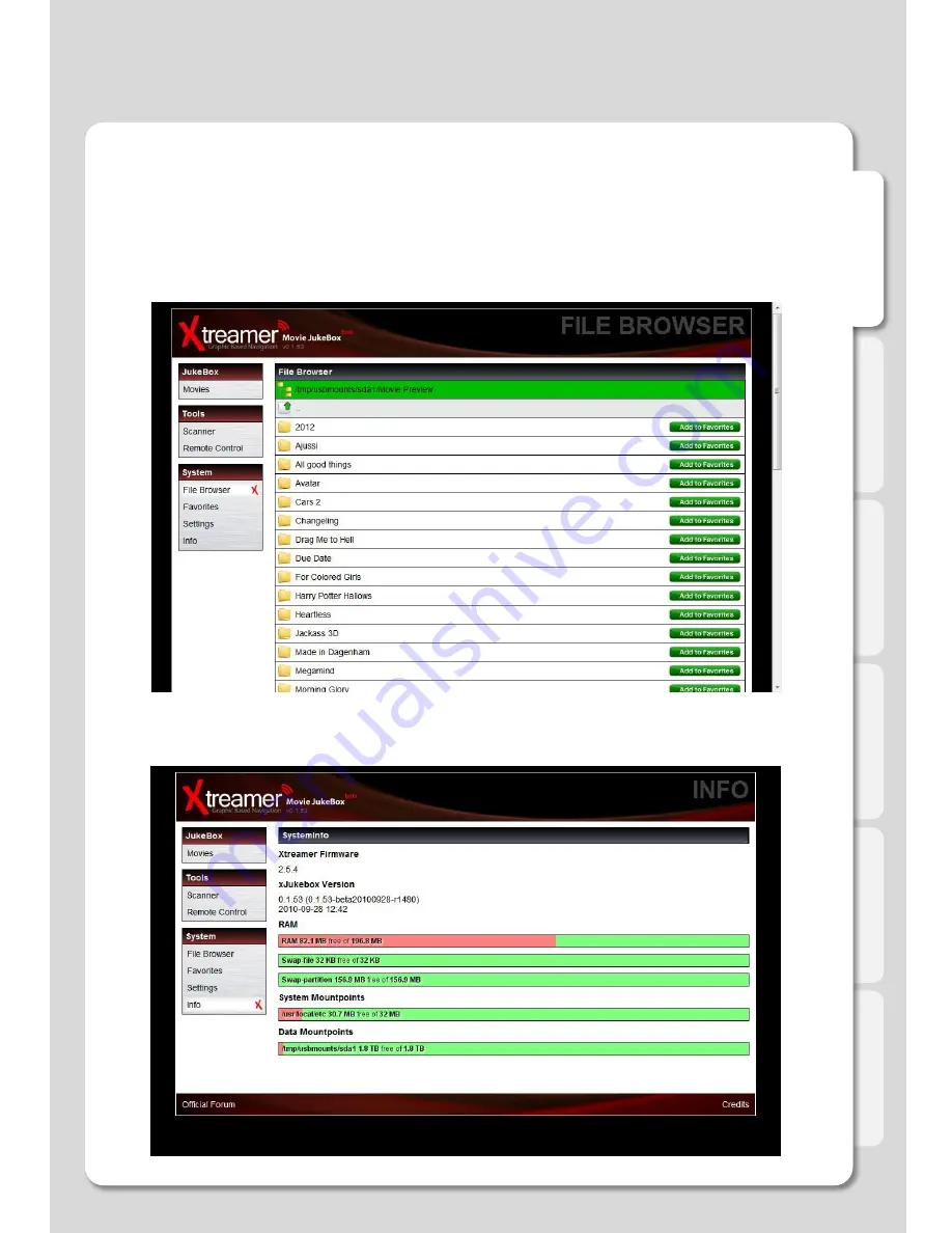 Xtreamer iXtreamer User Manual Download Page 152