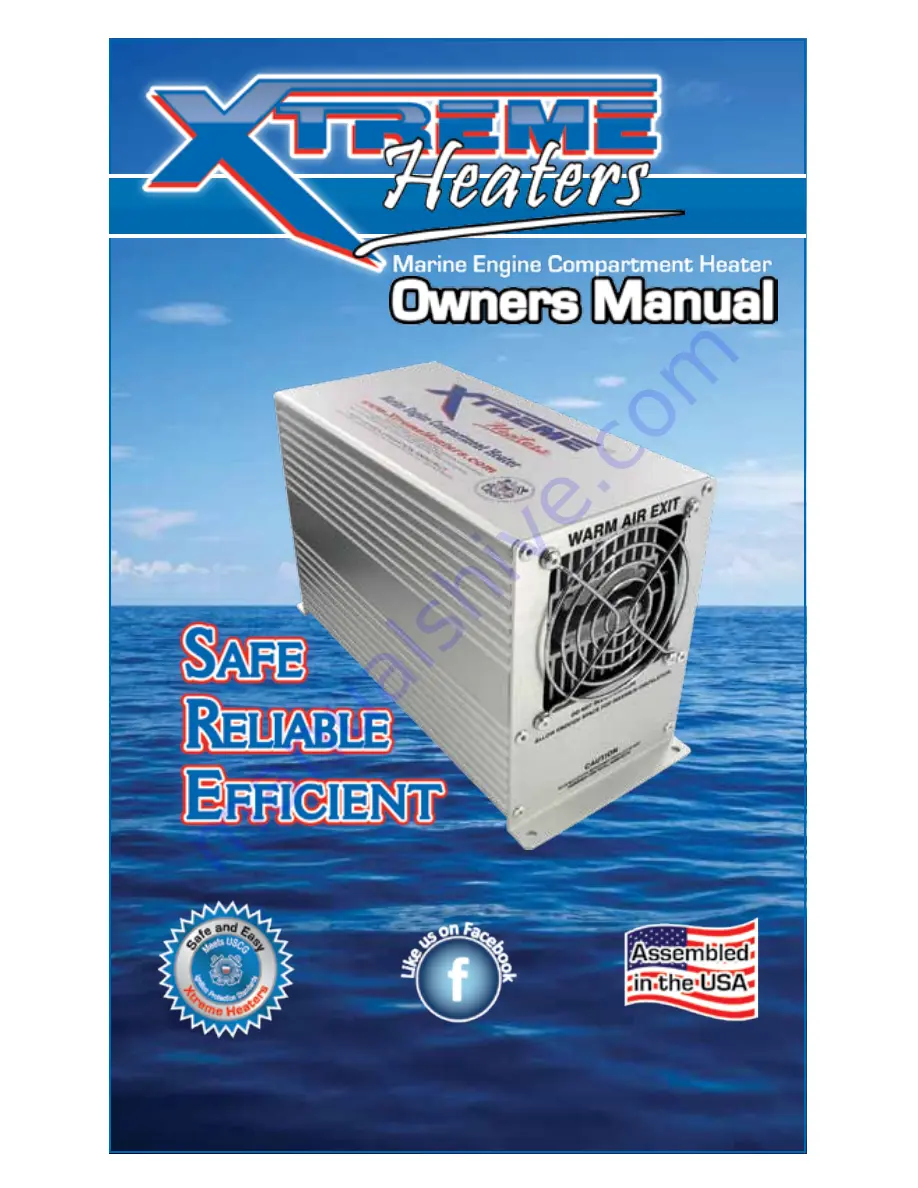 Xtreme Heaters Heater Owner'S Manual Download Page 1