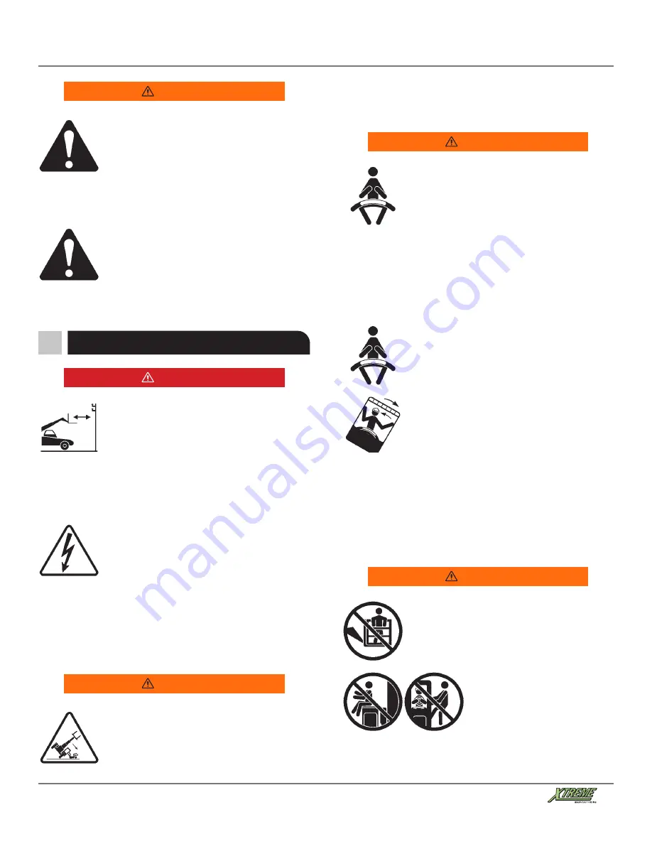 Xtreme Manufacturing XR630 Operation And Safety Manual Download Page 12