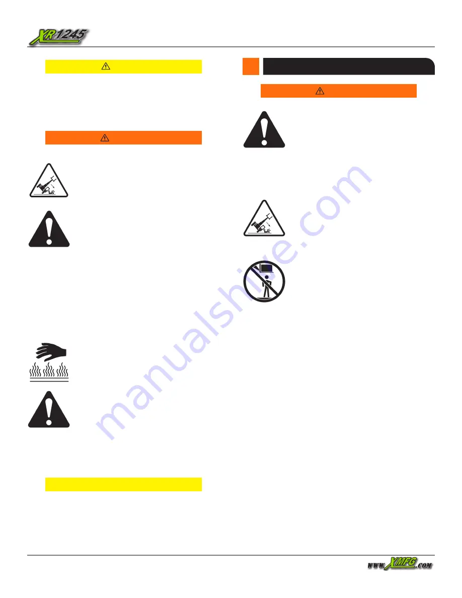 Xtreme xr1245 Operation And Safety Manual Download Page 14