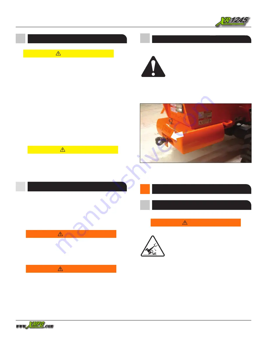 Xtreme xr1245 Operation And Safety Manual Download Page 59