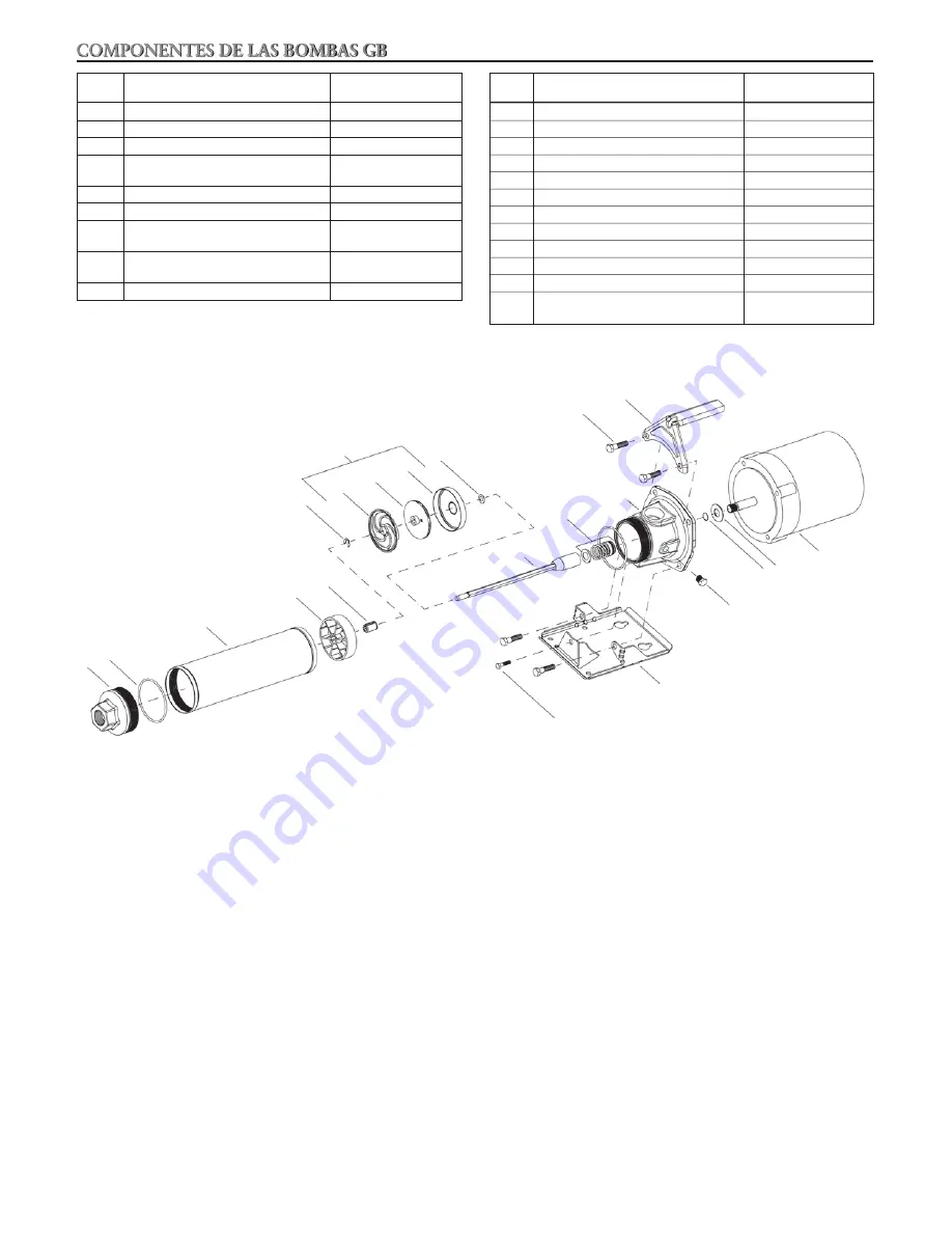 Xylem Goulds GB Series Installation, Operation And Maintenance Instructions Download Page 13