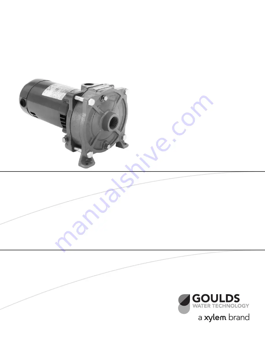 Xylem Goulds HSC Скачать руководство пользователя страница 1