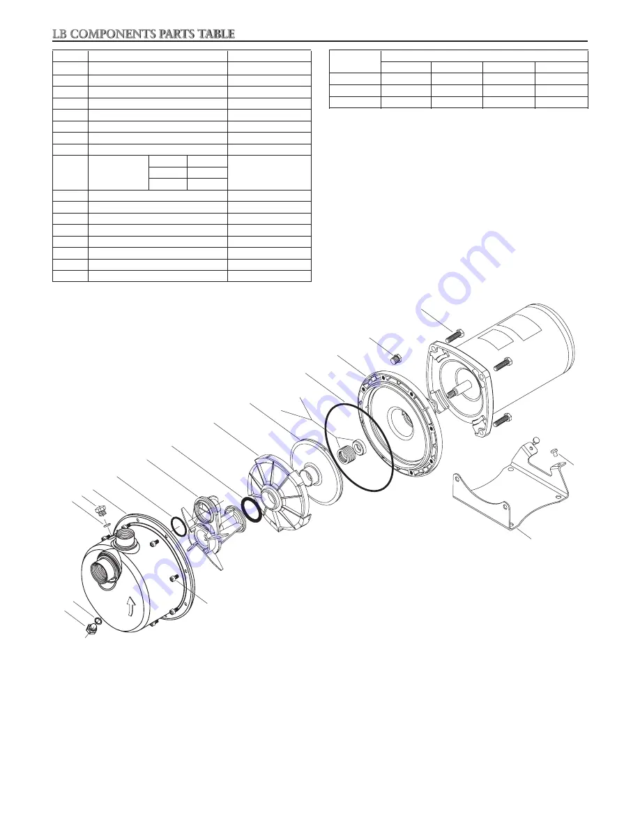 Xylem Goulds LB Series Скачать руководство пользователя страница 6