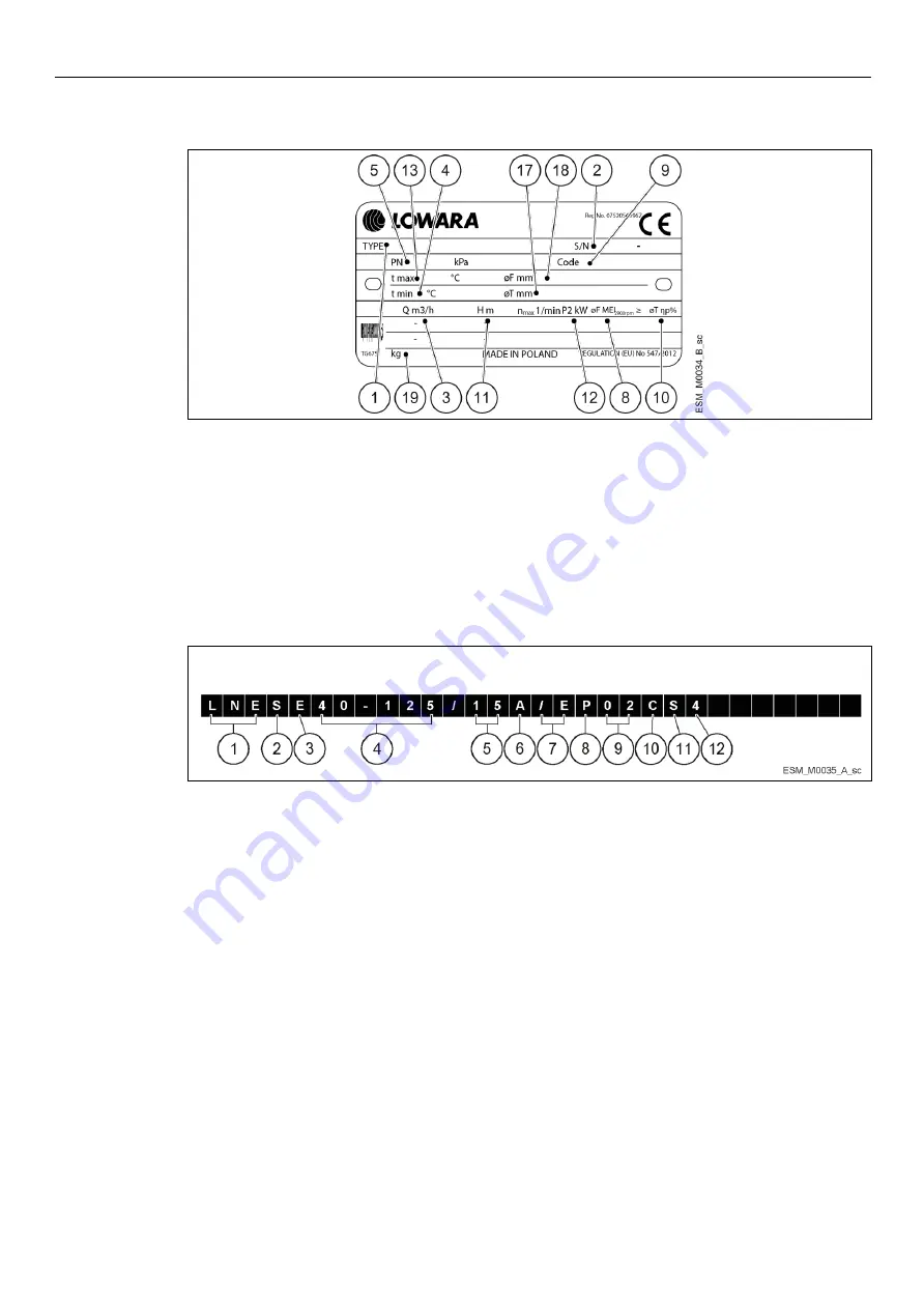 Xylem LOWARA e-LNEEE Series Скачать руководство пользователя страница 13