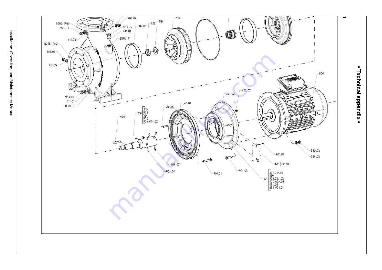 Xylem Lowara e1631 Installation, Operation And Maintenance Manual Download Page 11