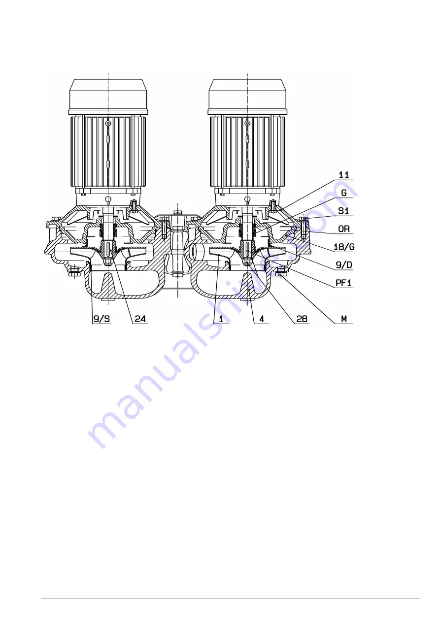 Xylem LOWARA LMR 125-160 Скачать руководство пользователя страница 61