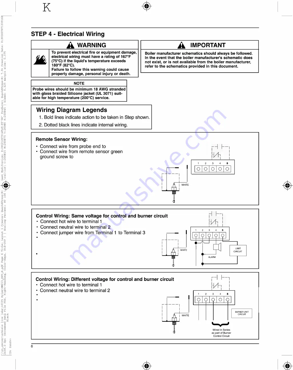 Xylem McDonnell & Miller GUARD DOG 750-MT-120 Instruction Manual Download Page 6