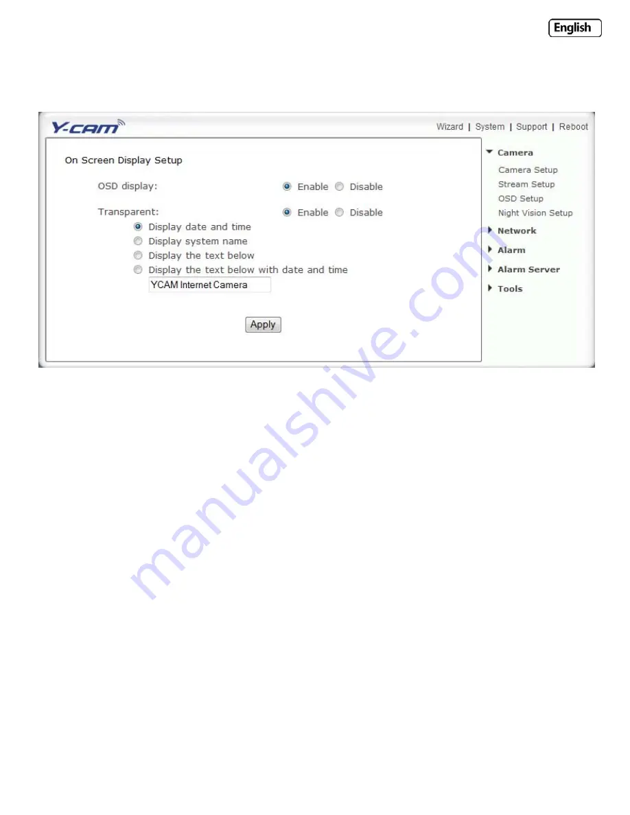 Y-cam Black SD User Manual Download Page 31