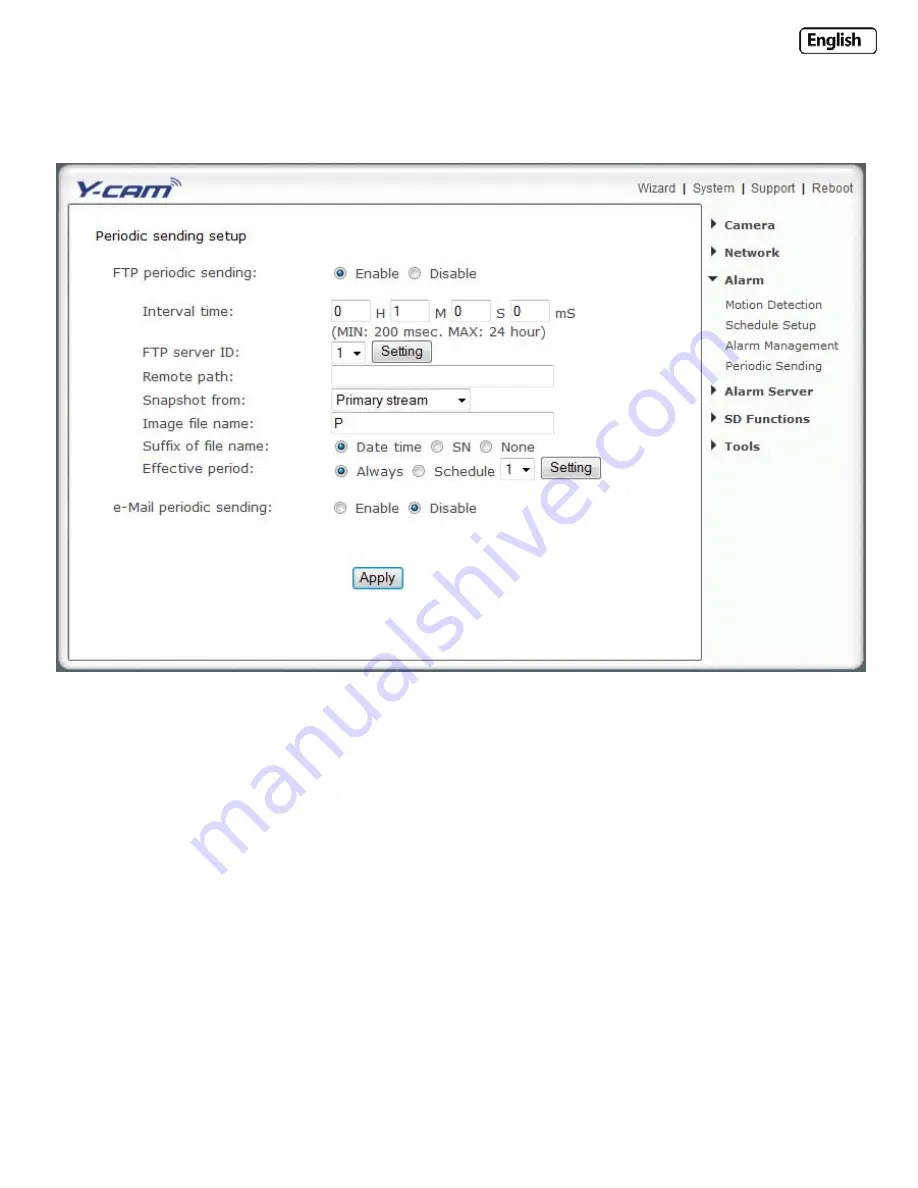 Y-cam Black SD User Manual Download Page 48