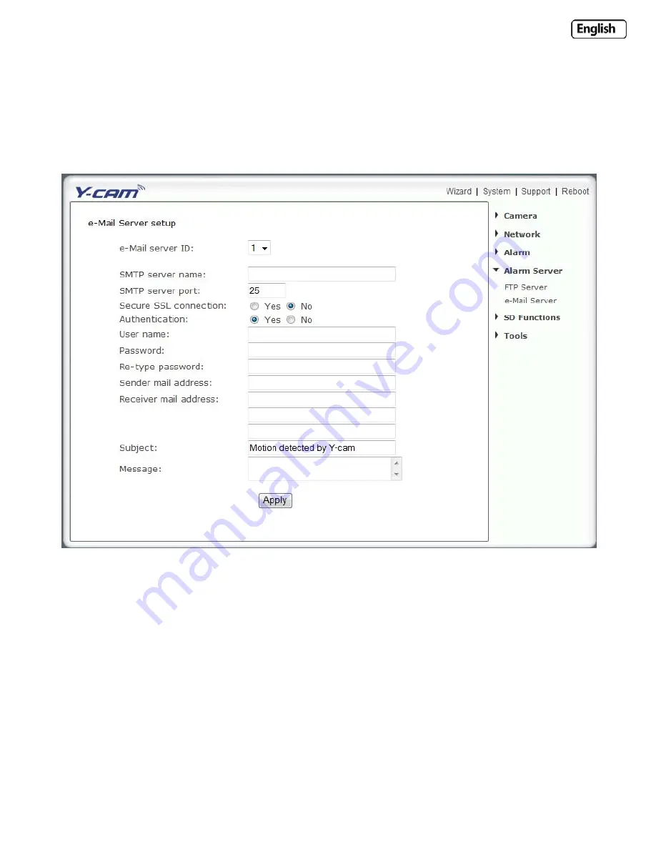 Y-cam Black SD User Manual Download Page 52