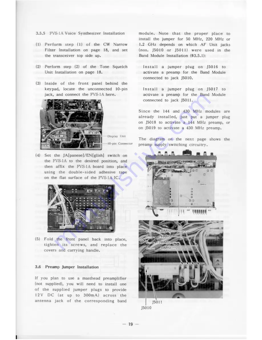 Yaesu FT-736R Operating Manual Download Page 20