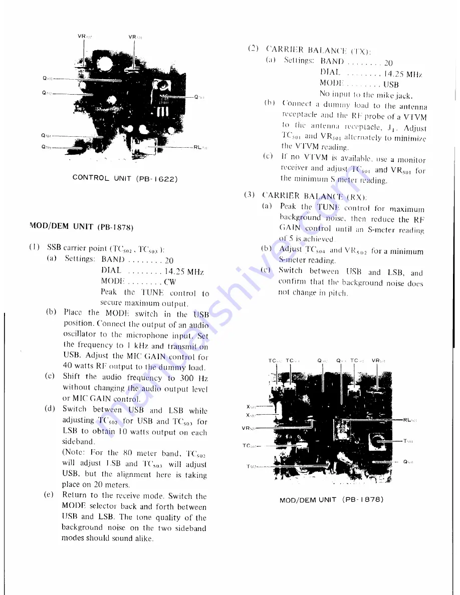 Yaesu FT-7B Instruction Manual Download Page 18