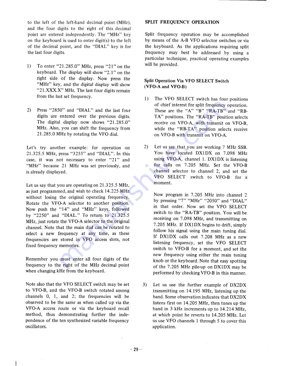 Yaesu FT-One Operating Manual Download Page 30