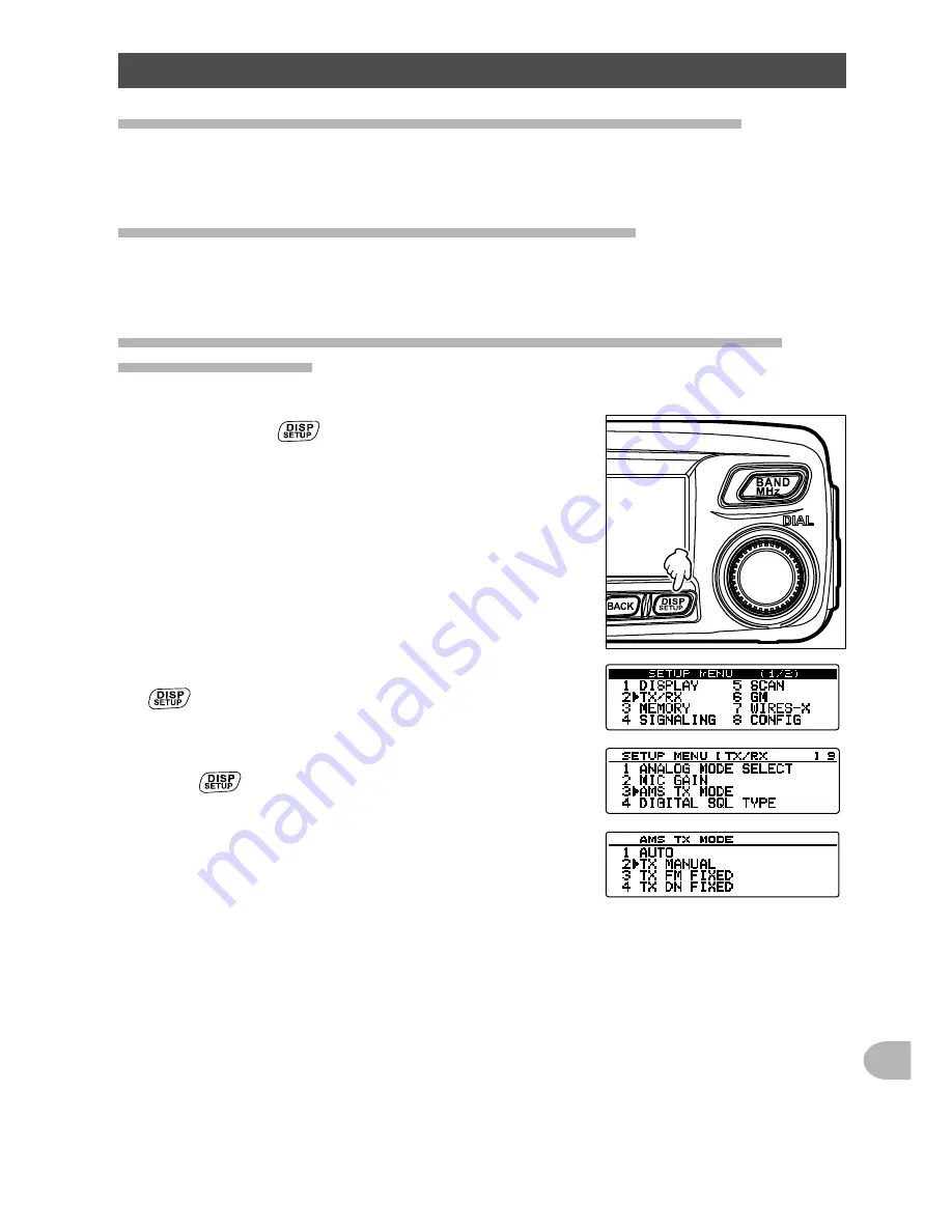 Yaesu FTM-100DE Скачать руководство пользователя страница 125