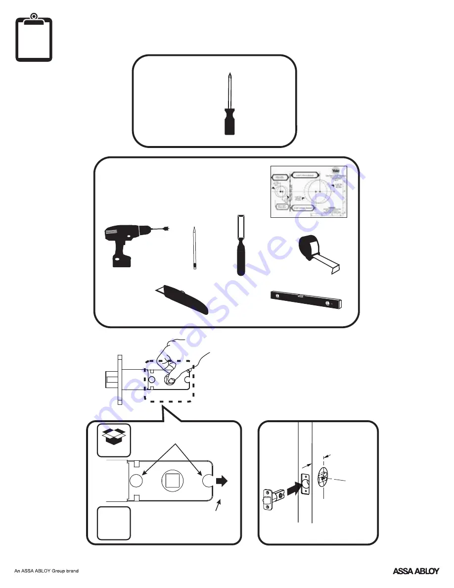 Yale Assure Lock Lever Push Button YRL216 Скачать руководство пользователя страница 2